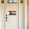 Everyone Is Welcome Here Wooden Hanging Sign LGBTQ Rainbow Door Sign Hanger Gay Lesbian Pride Wall Decorations for Pride Parade Wall Art Front Door Home Decor